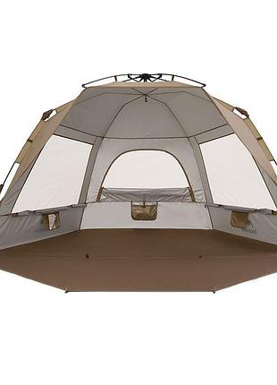 Палатка автоматическая открытая naturehike cnk2300zp023, коричневая