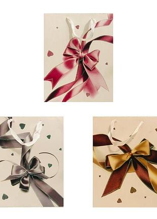 2209-4м пакет подарочный 32х10х26 см., 3 вида