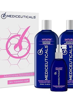 Набір для сухого тонкого волосся mediceuticals dry thinning hair kit