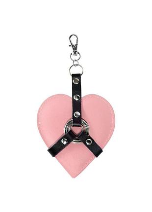 Брелок на карабіні для ключів art of heart angel, рожевий