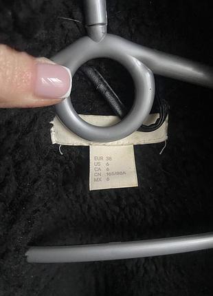 Елегантна куртка-авіатор / дублянка total black (розмір s-m) 2