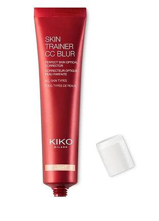 Крем-корректор kiko milano skin trainer cc blur (01 light) 30 мл