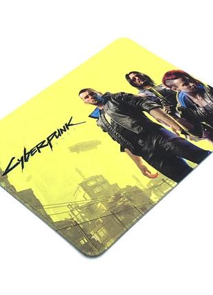 Килимок для комп'ютерної миші з принтом і логотипом cyberpunk 2077 ост