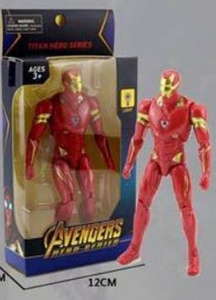 Фигурка железный человек avenger (18 см) мстители: война бесконечности игрушка марвел abc светящийся