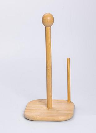 Держатель для бумажных полотенец 15.5×15.5×32 (см) подставка деревянная hb-40-10