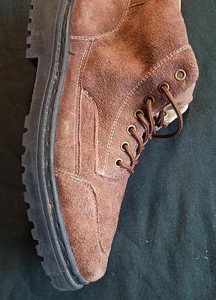 Ботинки мужские 42.5 размер стелька27.5см замша atlas