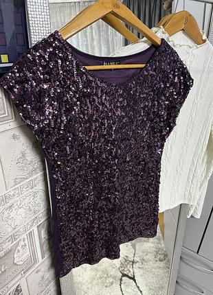 Футболка блуза паєтки