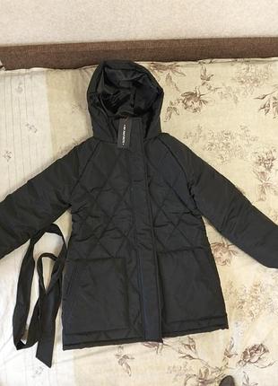 Нова жіноча зимова куртка пальто з поясом