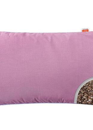 Подушка з гречаним лушпинням homefort «цілюща» (рожевий) 50х70 см