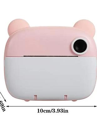 Рожевий дитяча цифрова фотокамера миттєвого друку з термопринтером m&a-2000