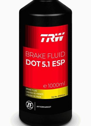 Жидкость тормозная dot 5.1 1л dot5.1 esp 1l точка купрениpy 260°c tw pfb701se
