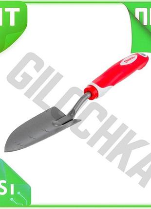 Ve лопатка садова intertool 340 new version мм штикова для пересадки рослин та розпушування ґрунту сов n6w_ver