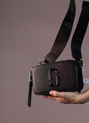 Жіноча шкіряна сумочка marc jacobs black lux