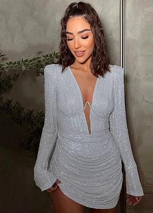 Вечернее мини платье хс/с