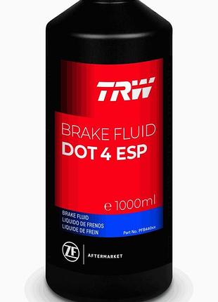 Жидкость тормозная dot 4 1л dot4 esp 1l точка кипіння 260°c tw pfb440se