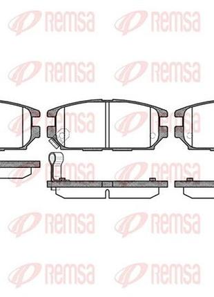 Колодки тормозные дисковые (комплект 4 шт) задн mitsubishi galant vii ліфтбек (e5_a, e7_a, e8_a) 2.5 1992.06-1