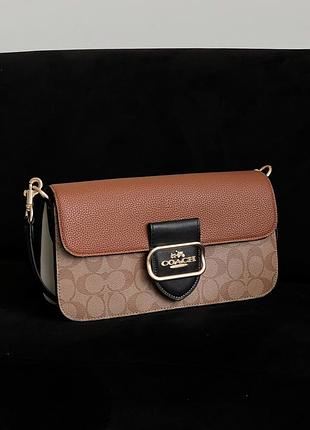 Сумочка coach morgan персиковый есть