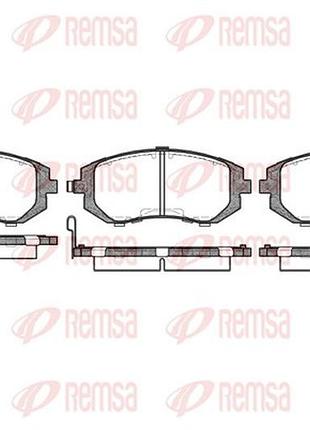 Колодки тормозные дисковые передн subaru forester (sg_) 2.0 2002.02-2012.12 rs 0951.02