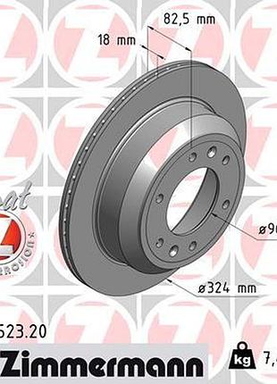 Диск тормозной hyundai h-1 cargo (tq) 2.5 2007.09- zi 285.3523.20