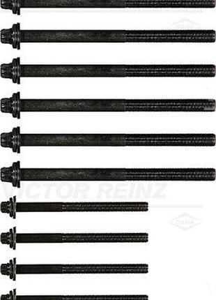Комплект болтов с головкой системы torx из черного металла fiat/iveco 2.3d f1ae vr 14-32254-01