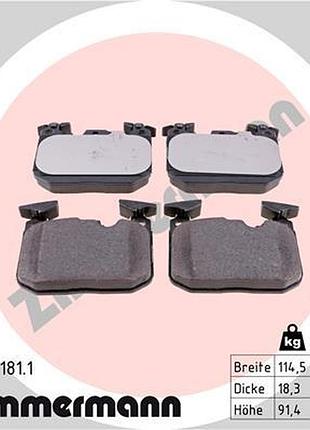 Колодки тормозные дисковые передн bmw 3 (f30, f80) 2.0 2011.11-2018.10 zi 25028.181.1