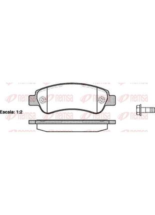 Колодки тормозные дисковые задн citroen jumper ii фургон 2.2 2006.04- rs 1238.00