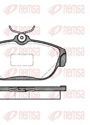 Колодки тормозные дисковые передн volvo 960 (964) 2.9 1990.08-1994.07 rs 0368.00