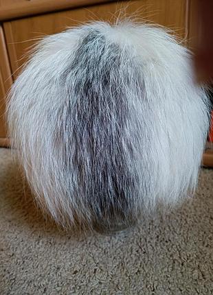 Шапка из натурального песца