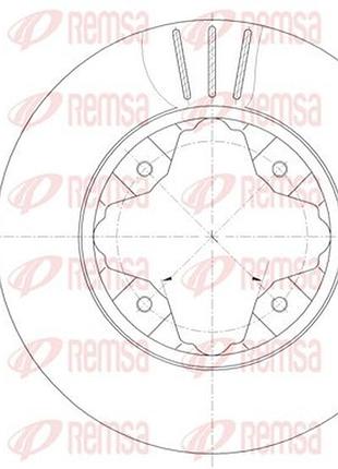 Диск тормозной honda accord v (cc, cd) 2.0 1992.06-1997.12 rs 6205.10