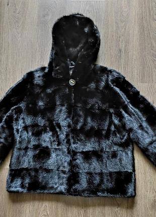 Натуральный полушубок норка.