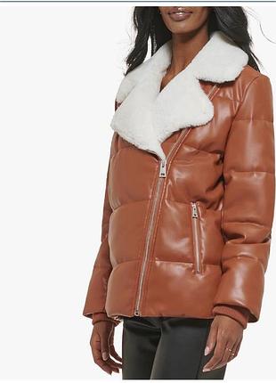 Жіноча куртка курточка зима зимрва шкірзам levis s оригінал