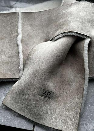 Эплый натуральный шарф ugg. оригинал.