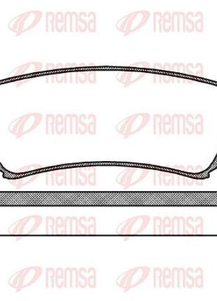 Колодки тормозные дисковые задн toyota land cruiser 100 (_j1_) 4.7 1998.01-2008.07 rs 0706.00