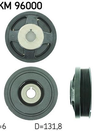 Шків ременя генератора daewoo nubira (j100) 1.6 16vg2 sk vkm 96000