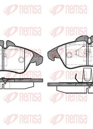 Колодки тормозные дисковые передн mb vito фургон (w638) 2.2 1997.03-2003.07 rs 0578.00