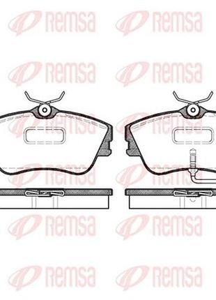 Колодки тормозные дисковые передн vw transporter t4 фургон (70a, 70h, 7da, 7dh) 1.9 1990.07-2003.04 rs 0480.21