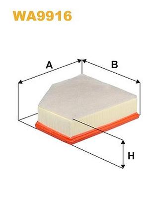 Фильтр воздушный bmw x5 (g05, f95) xdrive 40 i 2018.08 - wx wa9916