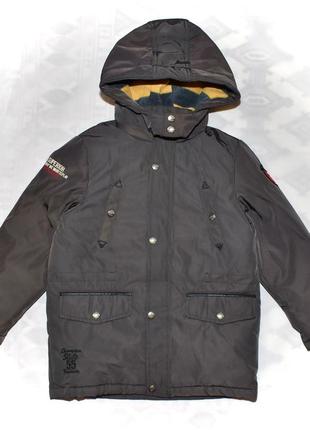Крутая зимняя с подстежкой lc waikiki. комплект: куртка и жилетка. на мальчика 6-7 лет5 фото