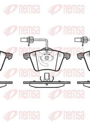 Колодки тормозные дисковые передн vw transporter t4 фургон (70a, 70h, 7da, 7dh) 2.5 1990.07-2003.04 rs 0721.02
