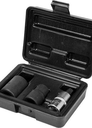 Головка торцева головки 5-гранні для гальмівної системи авто 1/2" 10/14/19 мм 3 шт yt-06807