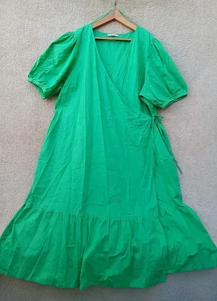 Платье на запах, большой размер,р60-62💚💚💚