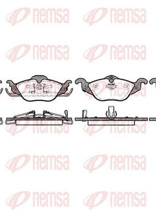 Колодки тормозные дисковые передн opel astra g classic ліфтбек (t98) 1.4 2004.03-2009.07 rs 0684.02