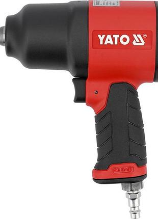 Гайковерт пневматический пневмогайковерт 1/2", 1800 нм, 7400 об/хв, спож. повітря 180 л/хв, 2,2 кг yt-09546