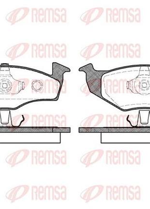 Колодки тормозные дисковые передн skoda fabia ii combi (545) 1.2 2007.10-2014.12 rs 0609.10