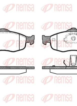 Колодки тормозные дисковые передн ford scorpio i (gae, gge) 2.0 1985.04-1994.09 rs 0432.00