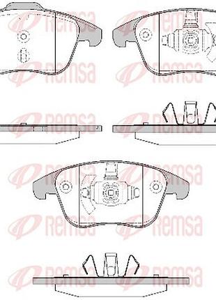 Колодки тормозные дисковые передн ford mondeo v turnier (cf) 1.6 tdci 2014.09- rs 1249.50