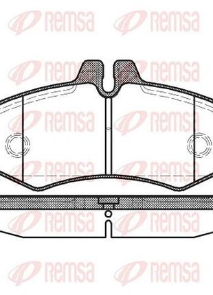 Колодки гальмівні дискові передн mb vito фургон (w638) 2.2 1997.03-2003.07 rs 0701.00