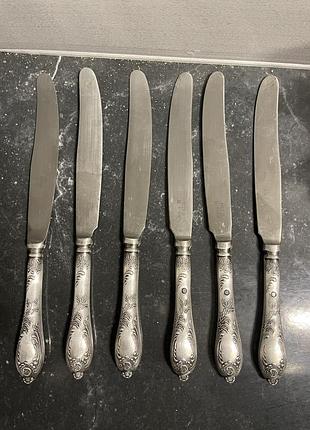 Набор мельхіорових ножів