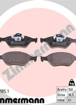 Колодки тормозные дисковые передн ford fusion (ju_) 1.4 2002.08-2012.12 zi 23202.185.1