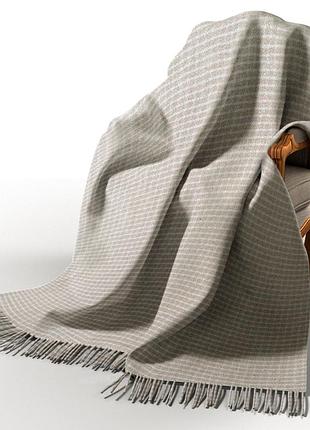 Плед вовняний п velia біл-беж love you 140 x 200 см